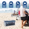 image:imageWEIZE 12V 200Ah LiFePO4 Lithium Battery with SelfHeating Function Builtin Smart BMS Up to 8000 Deep Cycles Rechargeable Battery Perfect for RV Solar Marine Camping and Off Grid