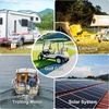 image:imageWEIZE 36V 60AH Bluetooth LiFePO4 Lithium Battery Builtin 150A BMS LowTemp Protection Deep Cycle 350A5S Peak Discharge Battery Perfect for Golf Cart Trolling Motor Solar System RV Off Grid